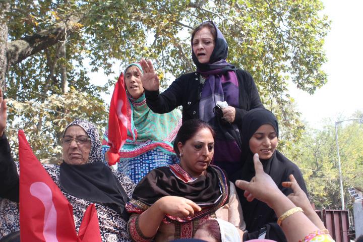 NC’s women wing protests against braid chopping incidents