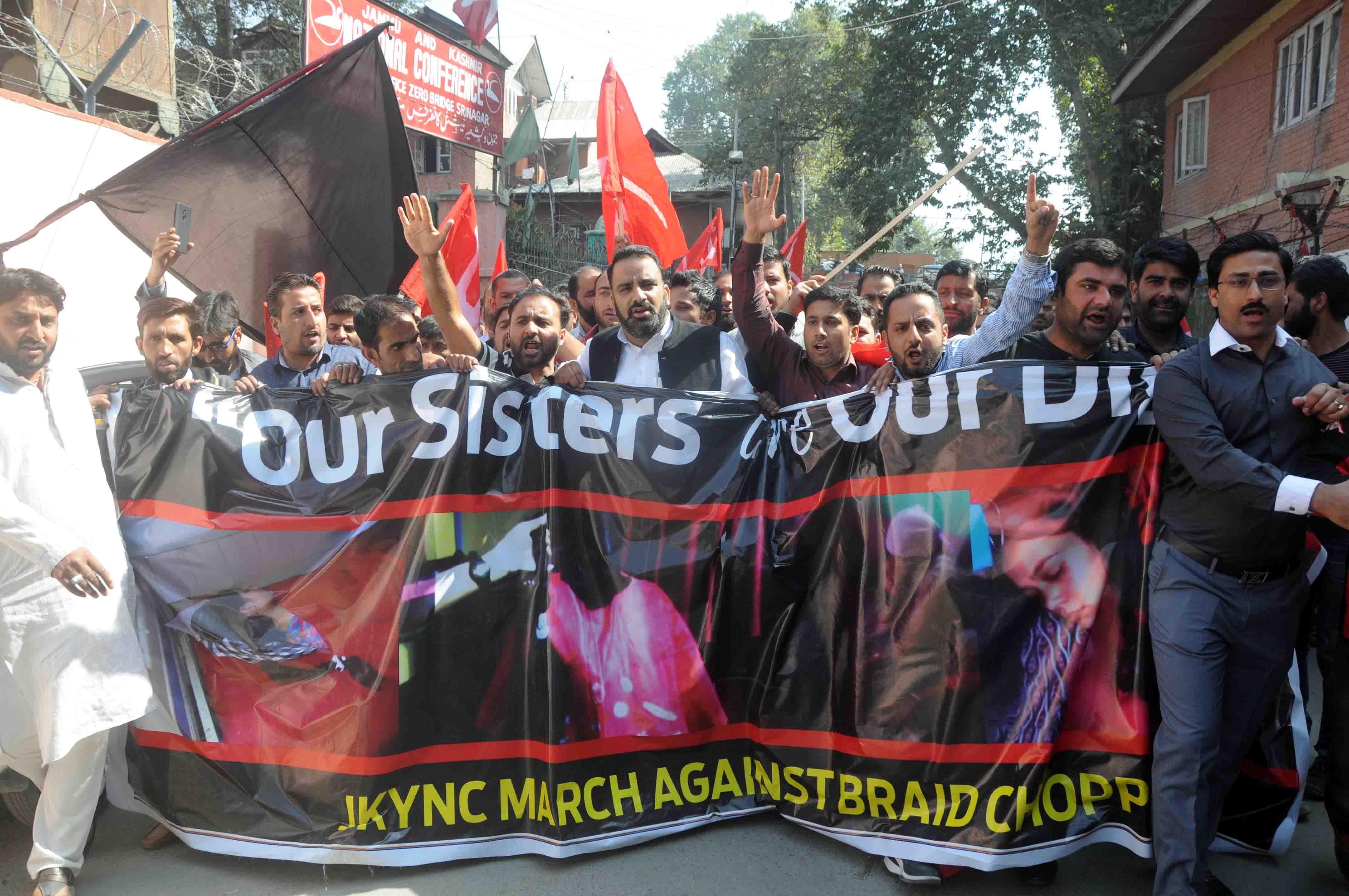 Police foil NC youth wing’s protest against braid chopping