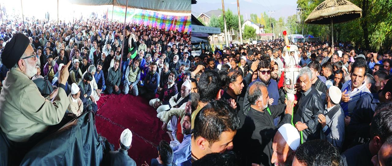Aga Hasan leads procession to commemorate martyrdom of Imam Zain-ul-Abideen (RA)