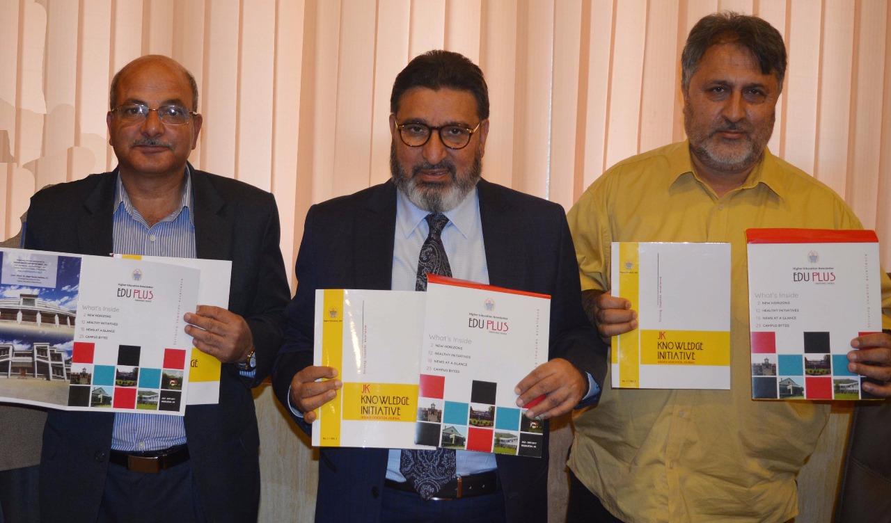 Altaf Bukhari releases maiden journal of 'JK Knowledge Initiative'