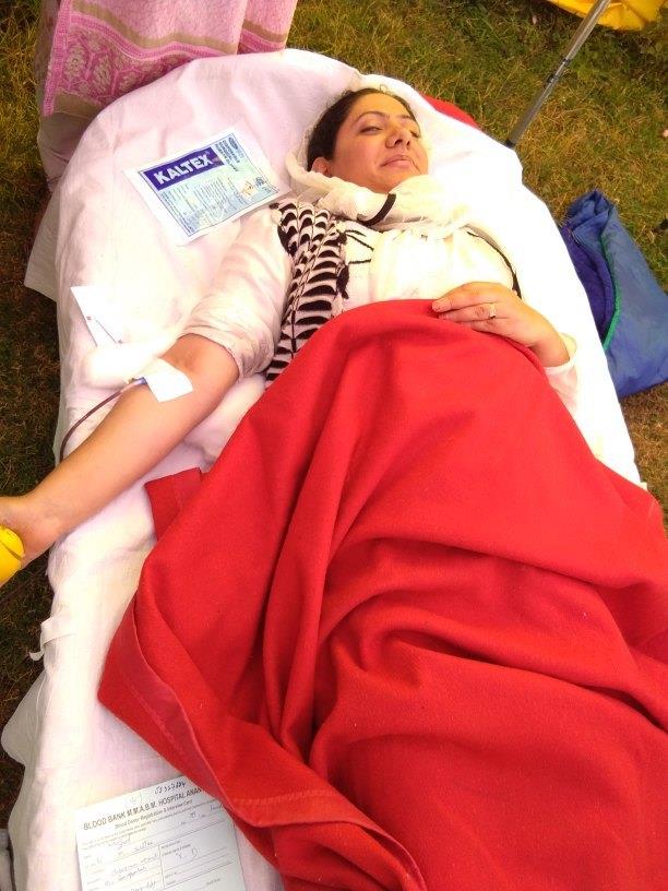 Umeed charitable society organises blood donation camp