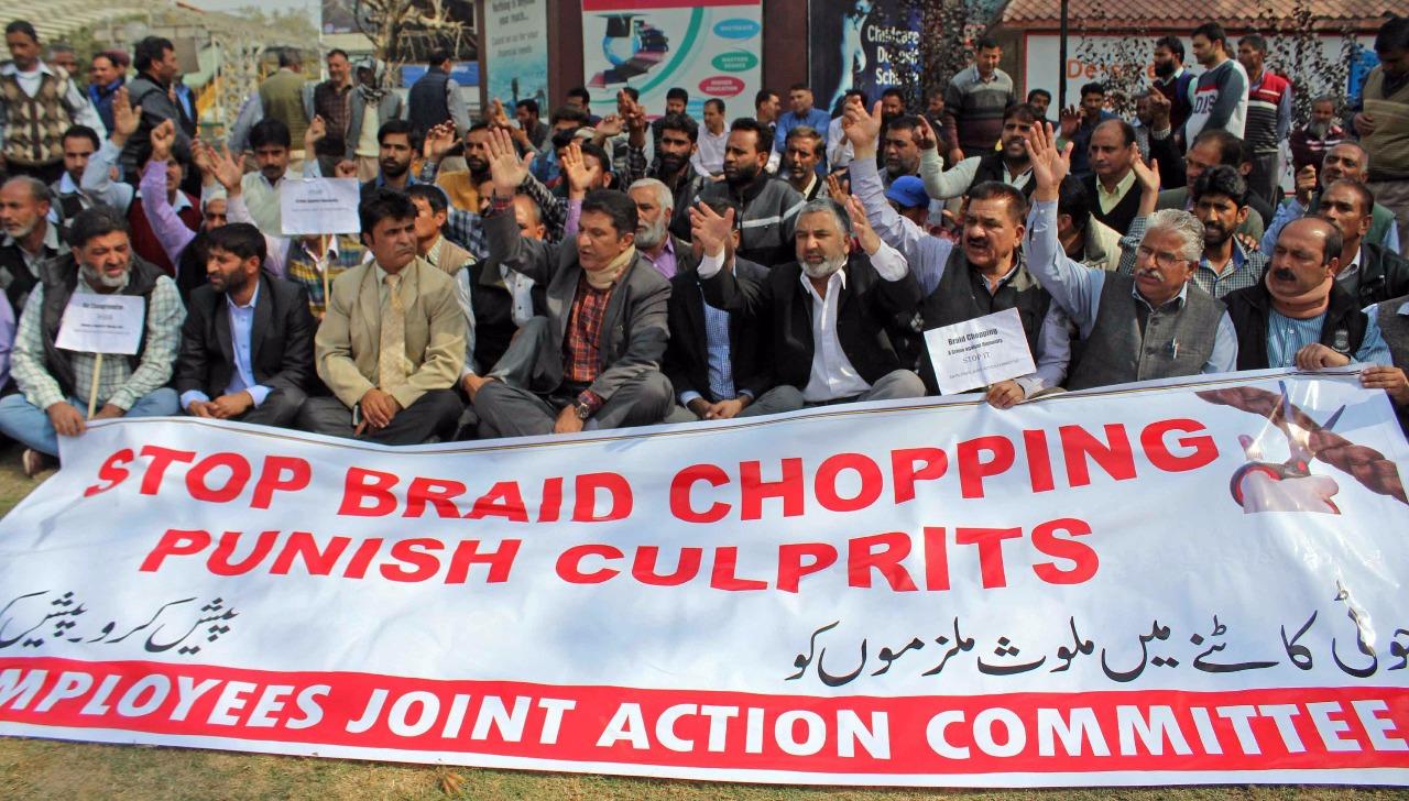 EJAC stages protest against braid chopping incidents