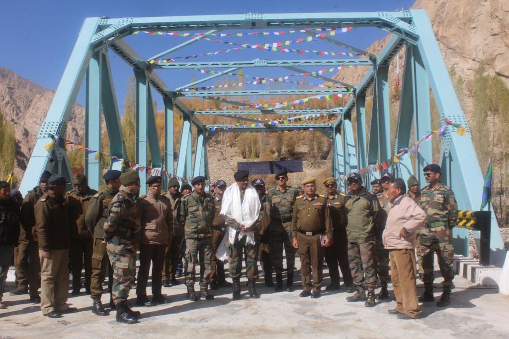 BRO inaugurates third bridge in a month in Leh region