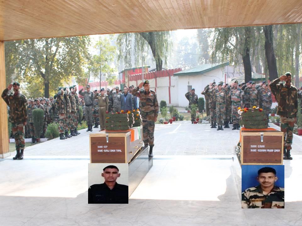 Army pays tribute to slain troopers