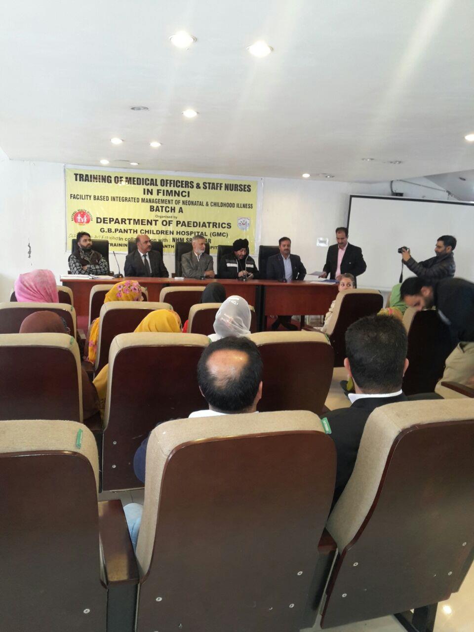 F-IMNCI training conducted for Children hospital doctors, paramedics