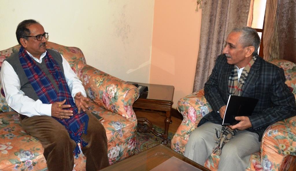 Dineshwar Sharma calls on DY CM