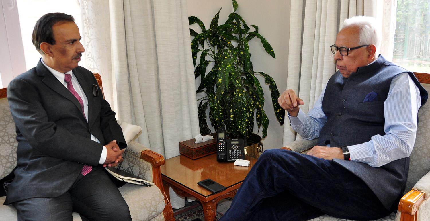 Advisor Mattoo calls on Governor
