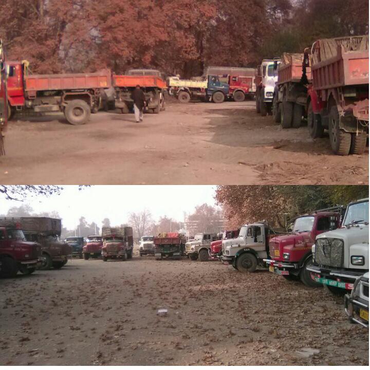 On public compliant, Traffic police seize 30 tippers