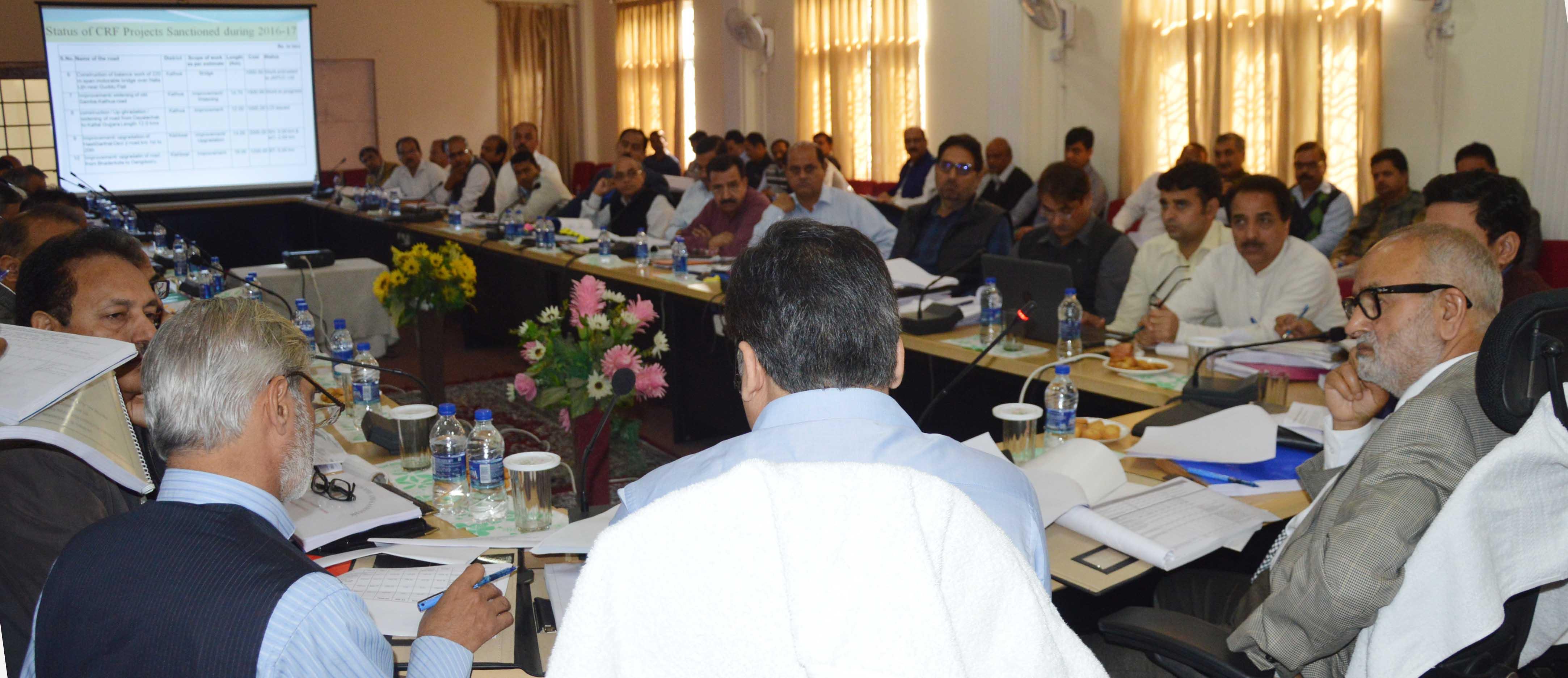 Naeem Akhtar reviews road projects, asks for expeditious execution