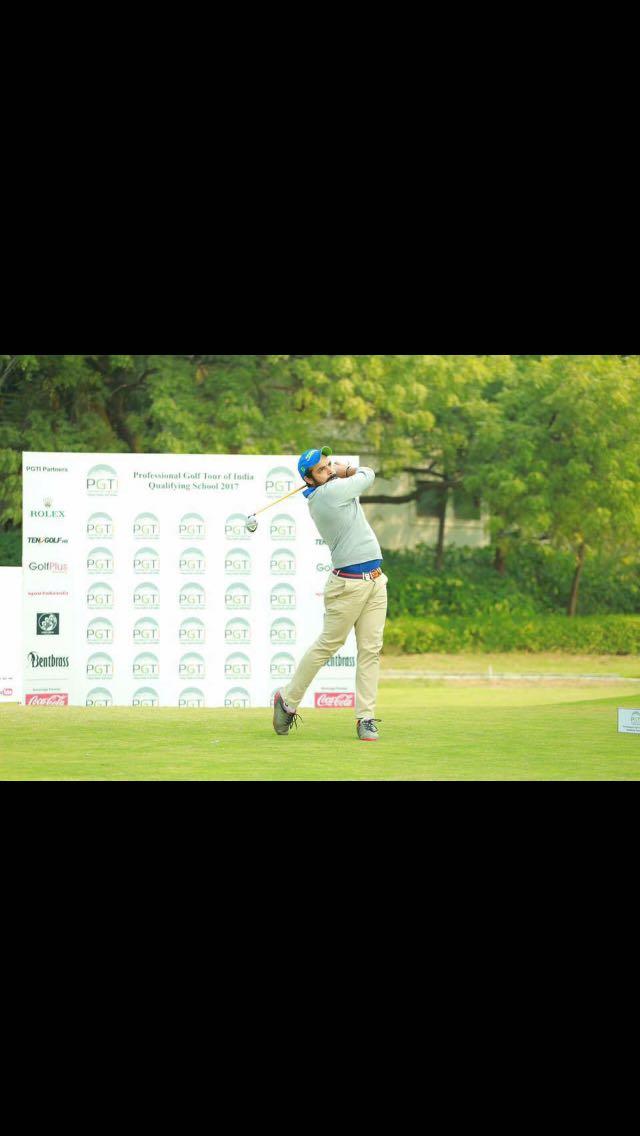 Parmar play professional golf tournament of India