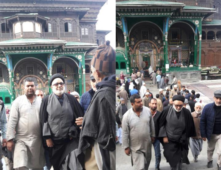Aga Hassan visits Khankah Moula shrine