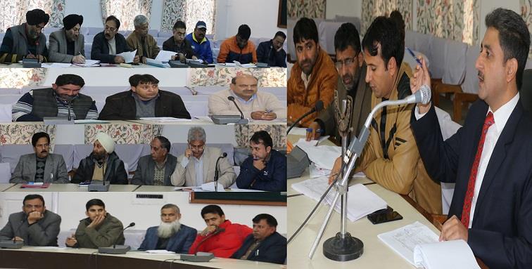 DDC Kupwara reviews status of ongoing works