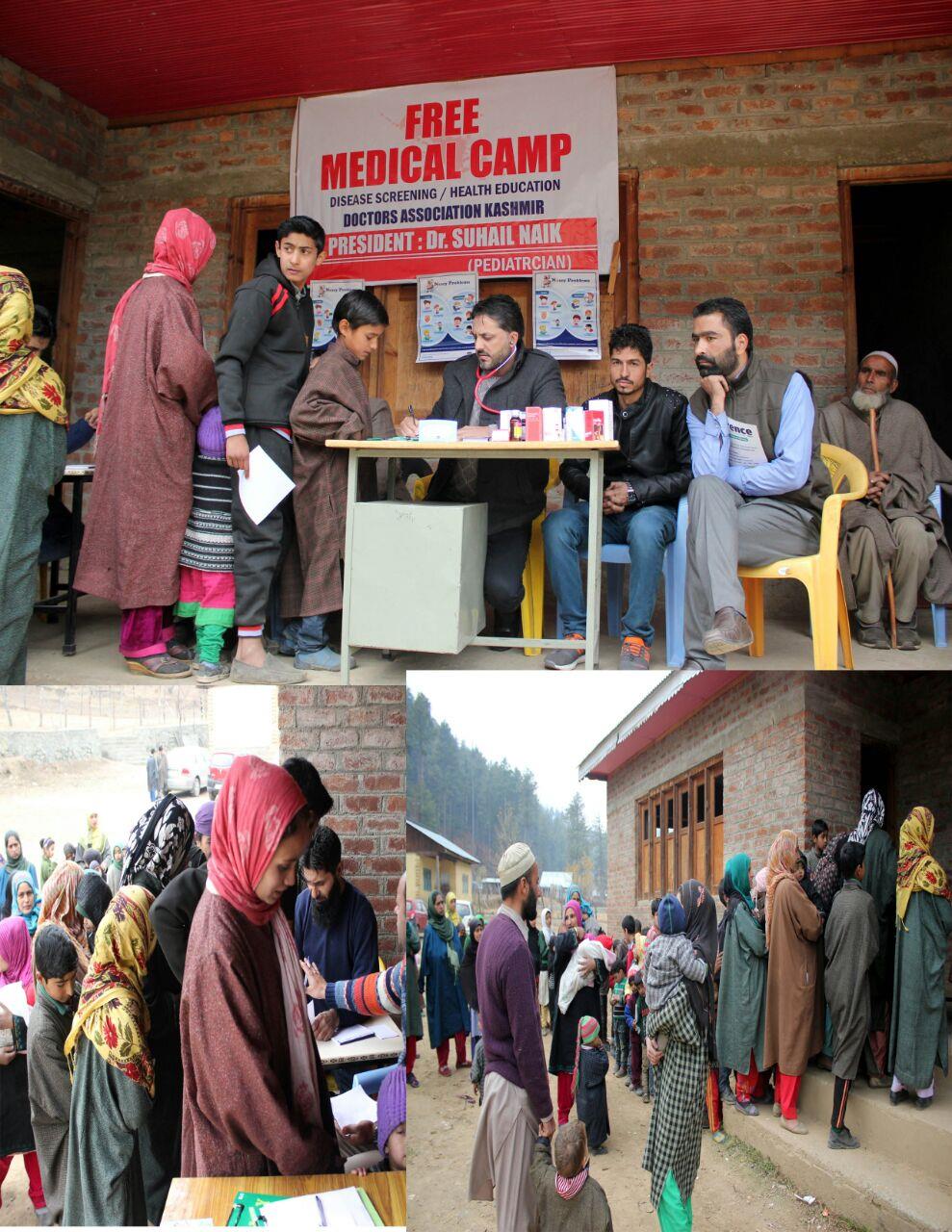 DAK president organize free Medical Health camps at Rampor, Rajpor