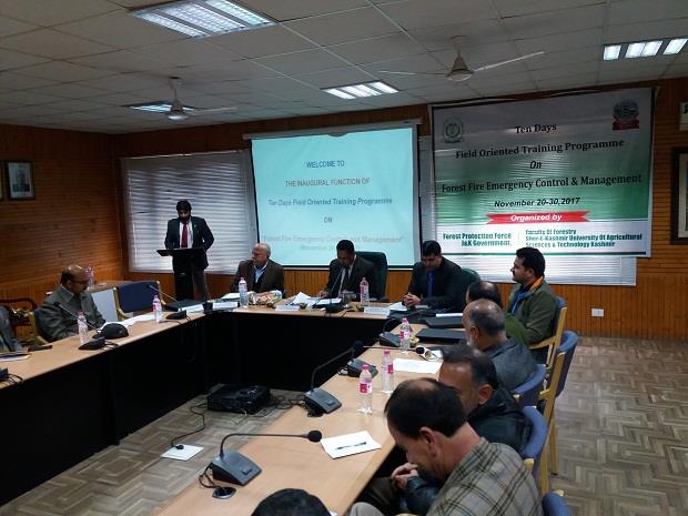 SKUAST inaugurates 10 days field oriented training programme