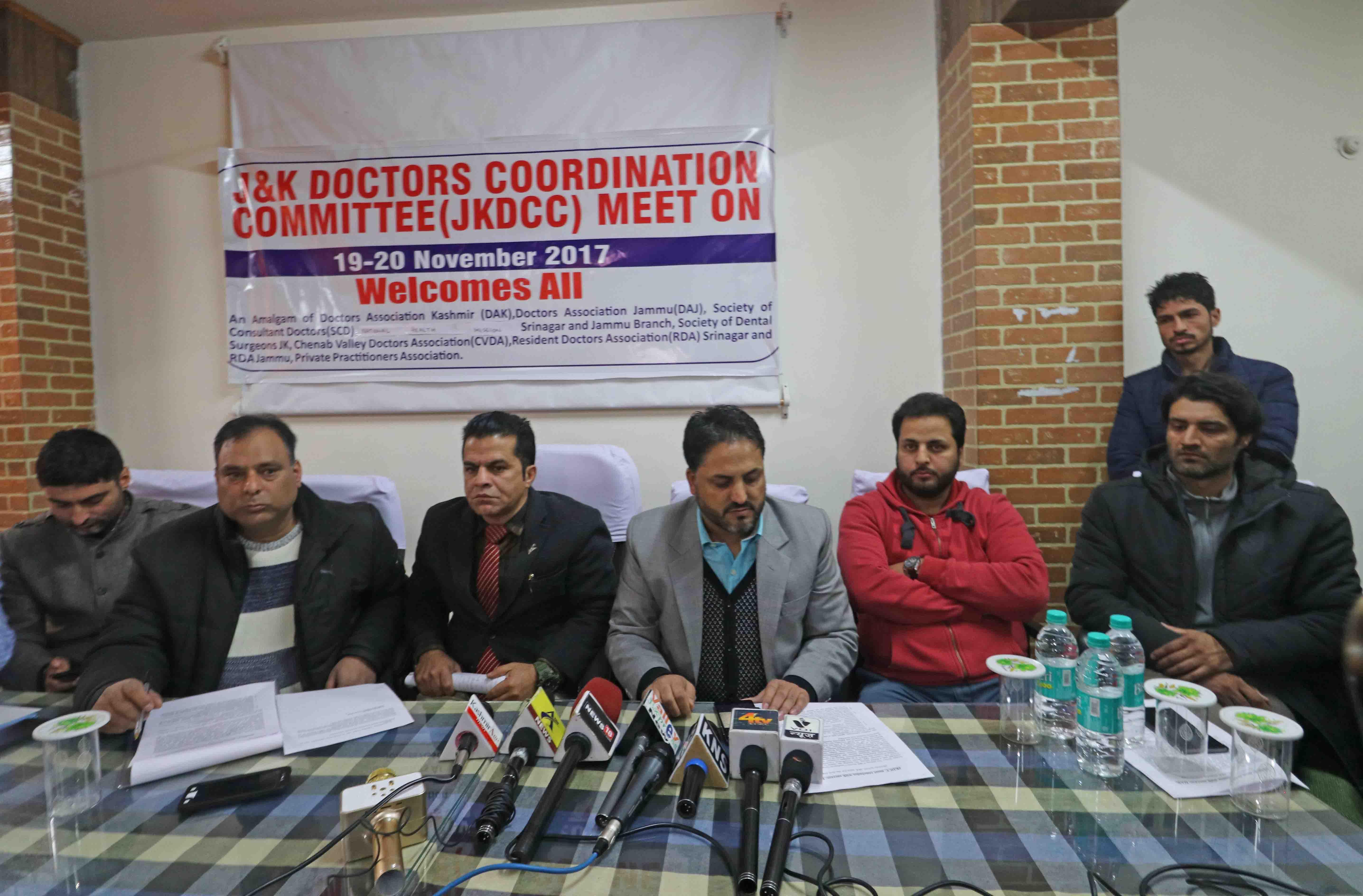 JK doctors constitute ‘Doctors Coordination Committee’