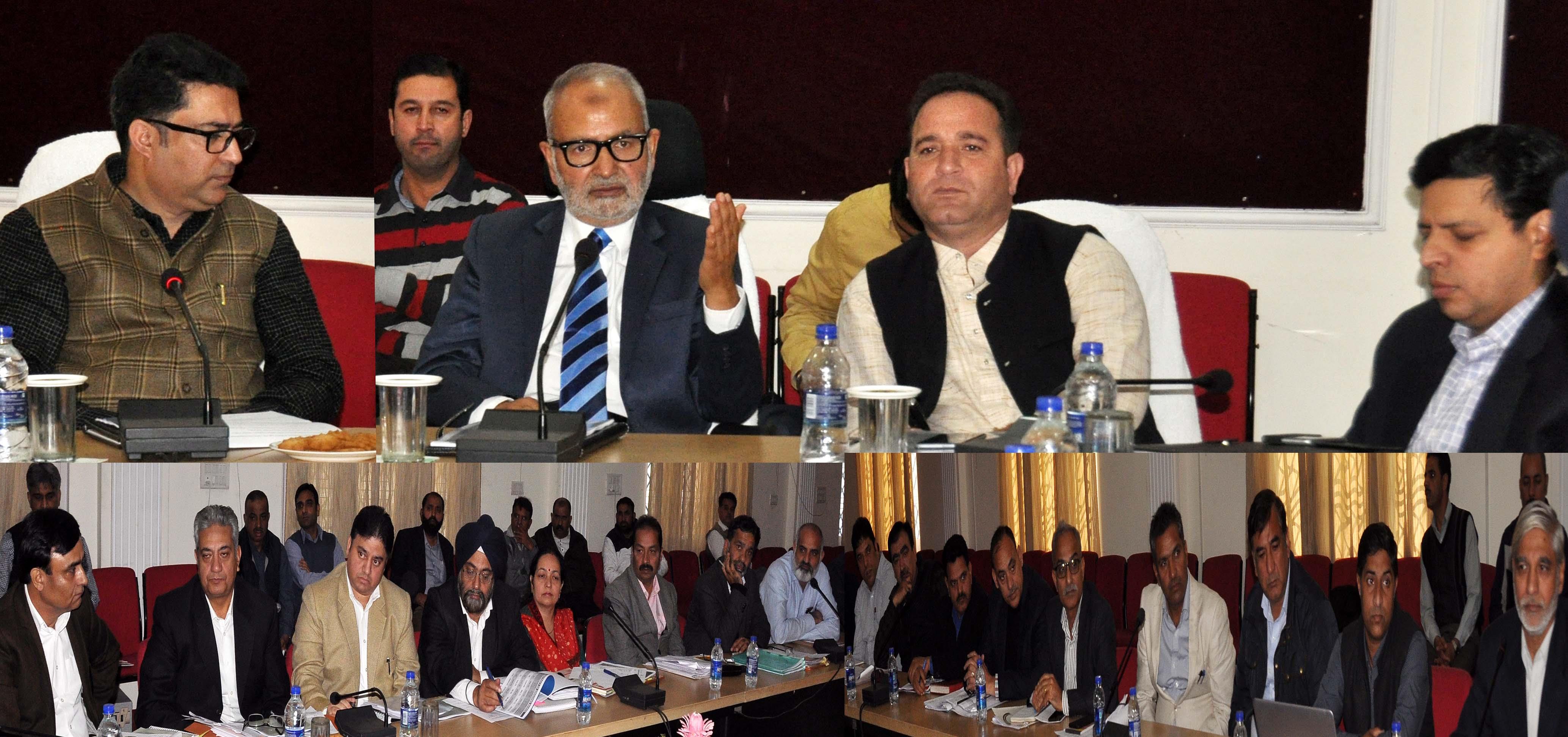 Works Minister reviews JKPCC functioning