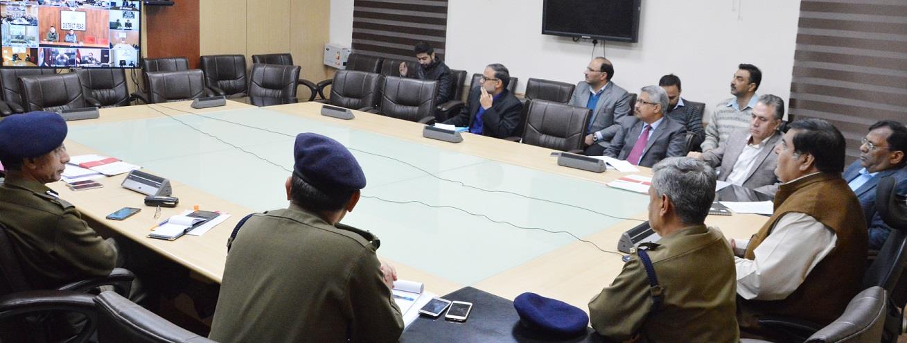 CS chairs video conference with DCs, District SPs