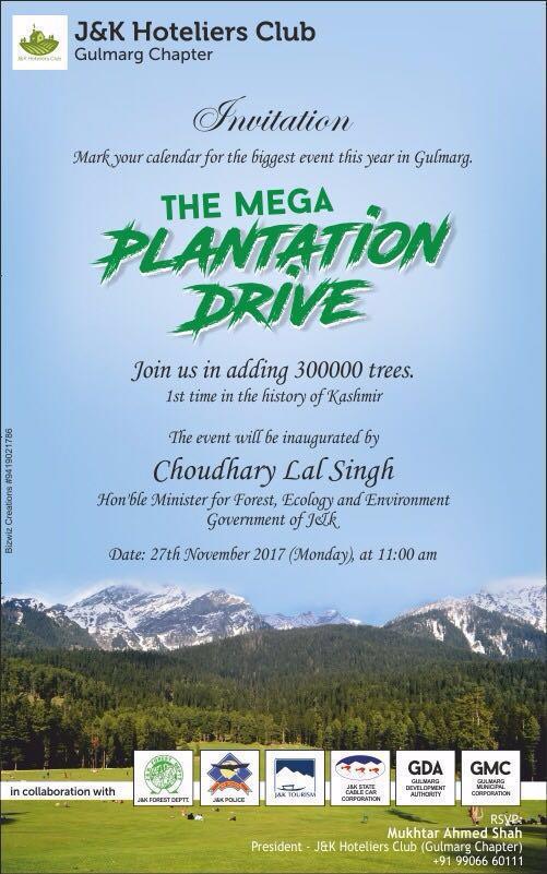 Green felling, plantation drive go together in Gulmarg