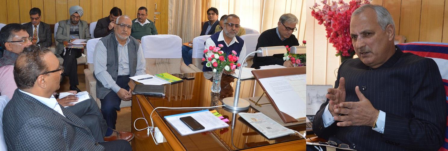 Veeri reviews progress on Rs 1500 cr World Bank funded JTFR project