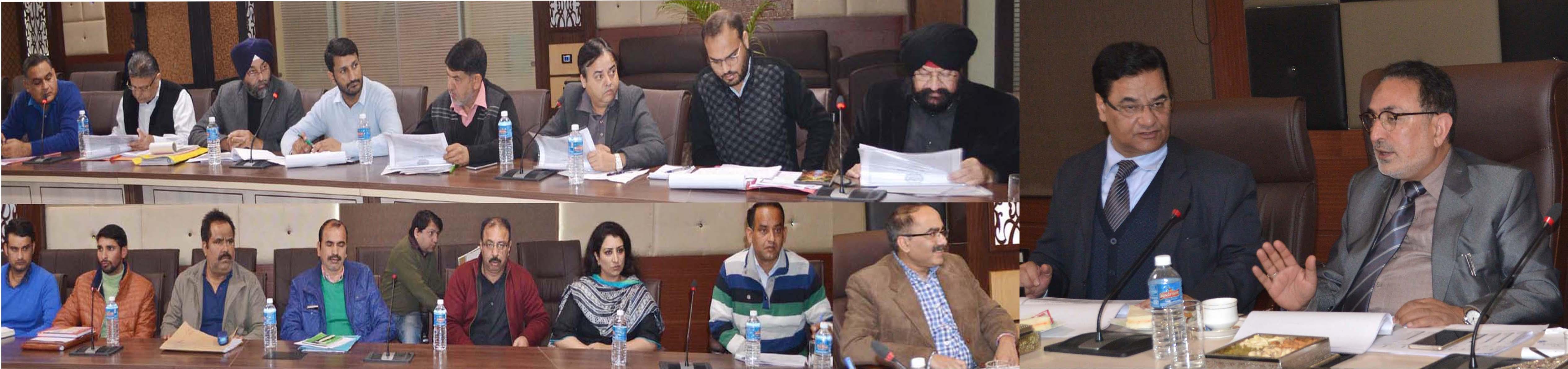 Commissioner Secretary reviews functioning of JKEPFO