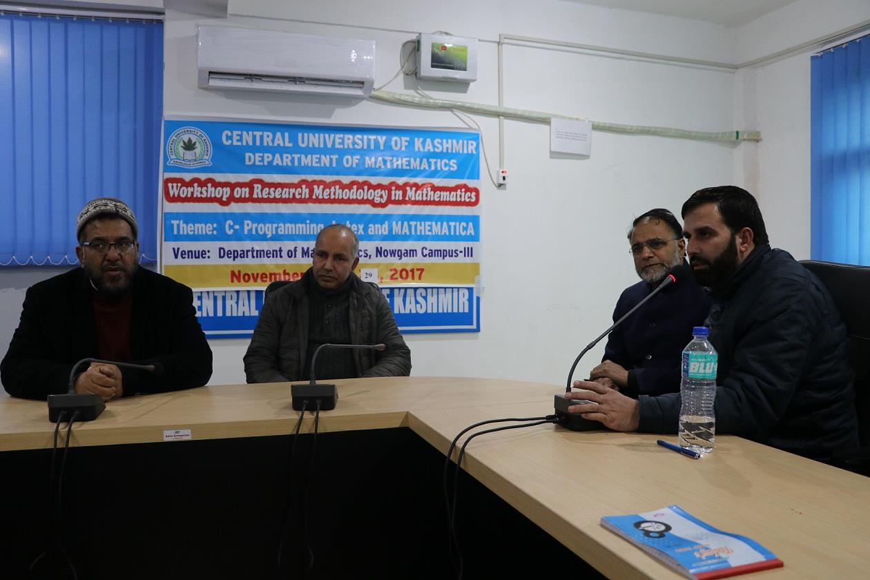 CUK’s workshop on ‘C-programming, Latex and Mathematics’ concludes
