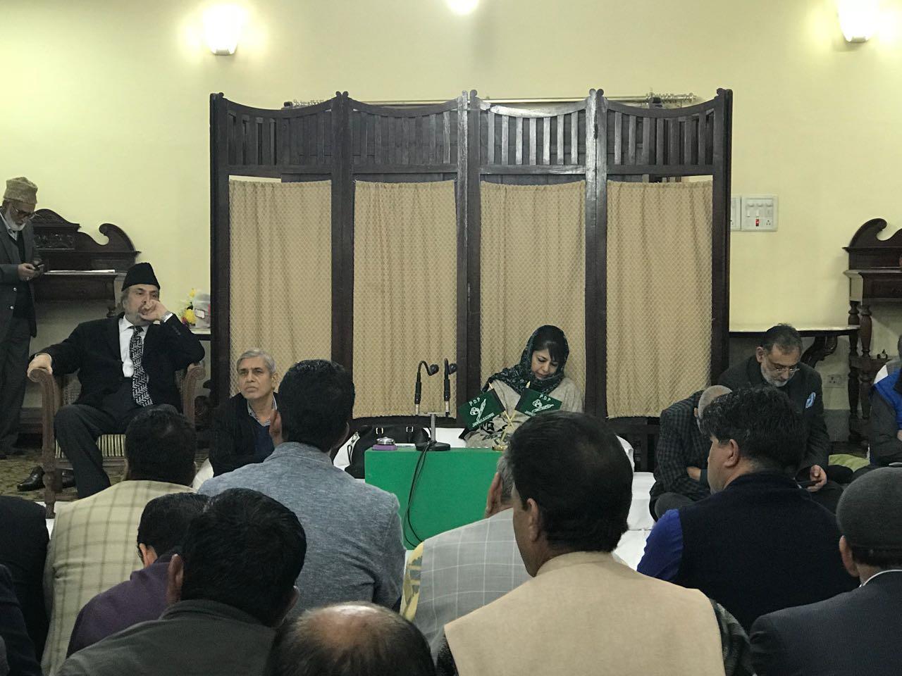 For 6th time in a row, Mehbooba re-elected as PDP president