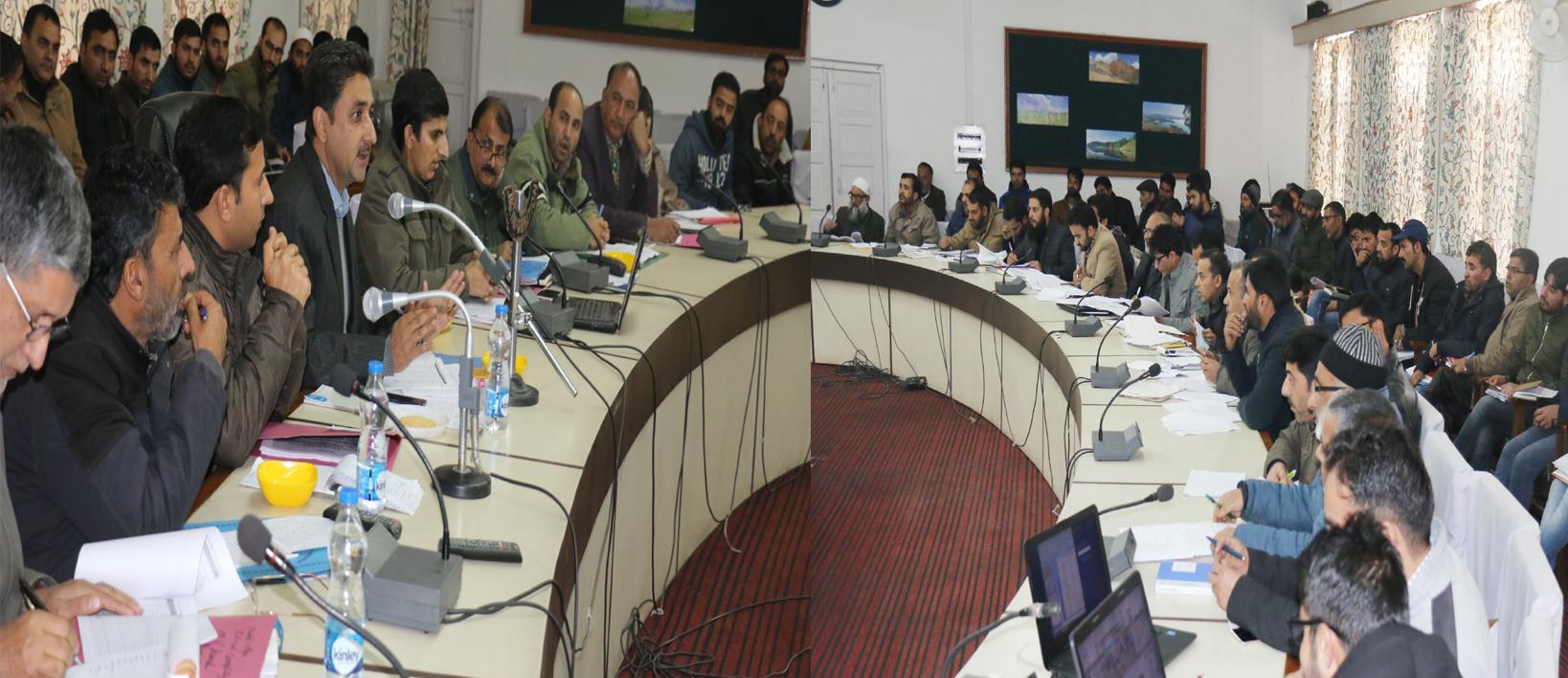 DDC Kupwara reviews RDD works