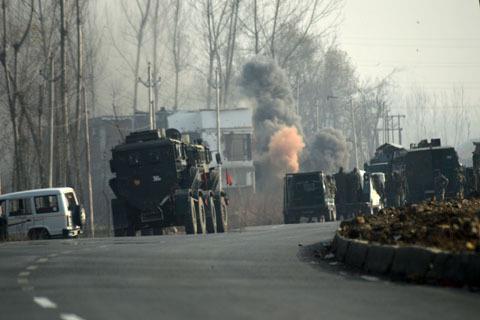 Three militants killed in Qazigund gunfight