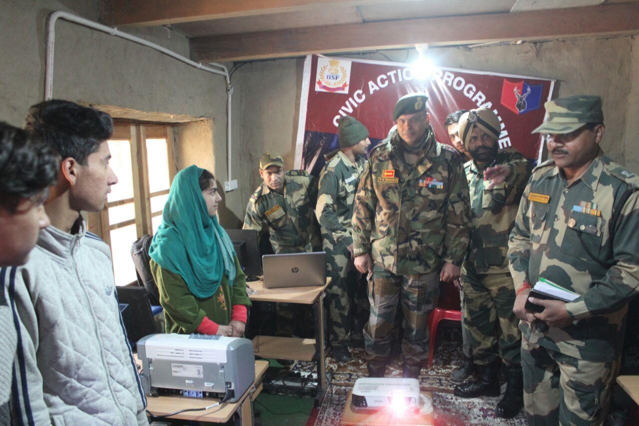 BSF establishes computer training centre at Tangdar under civic action programme