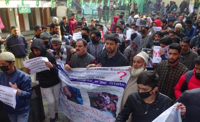 DFP holds protest in connection with World Human Rights Day