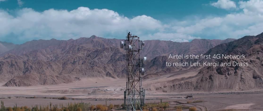 Airtel becomes 1st operator to launch 4G in Kargil, Dras, Leh in Ladakh region