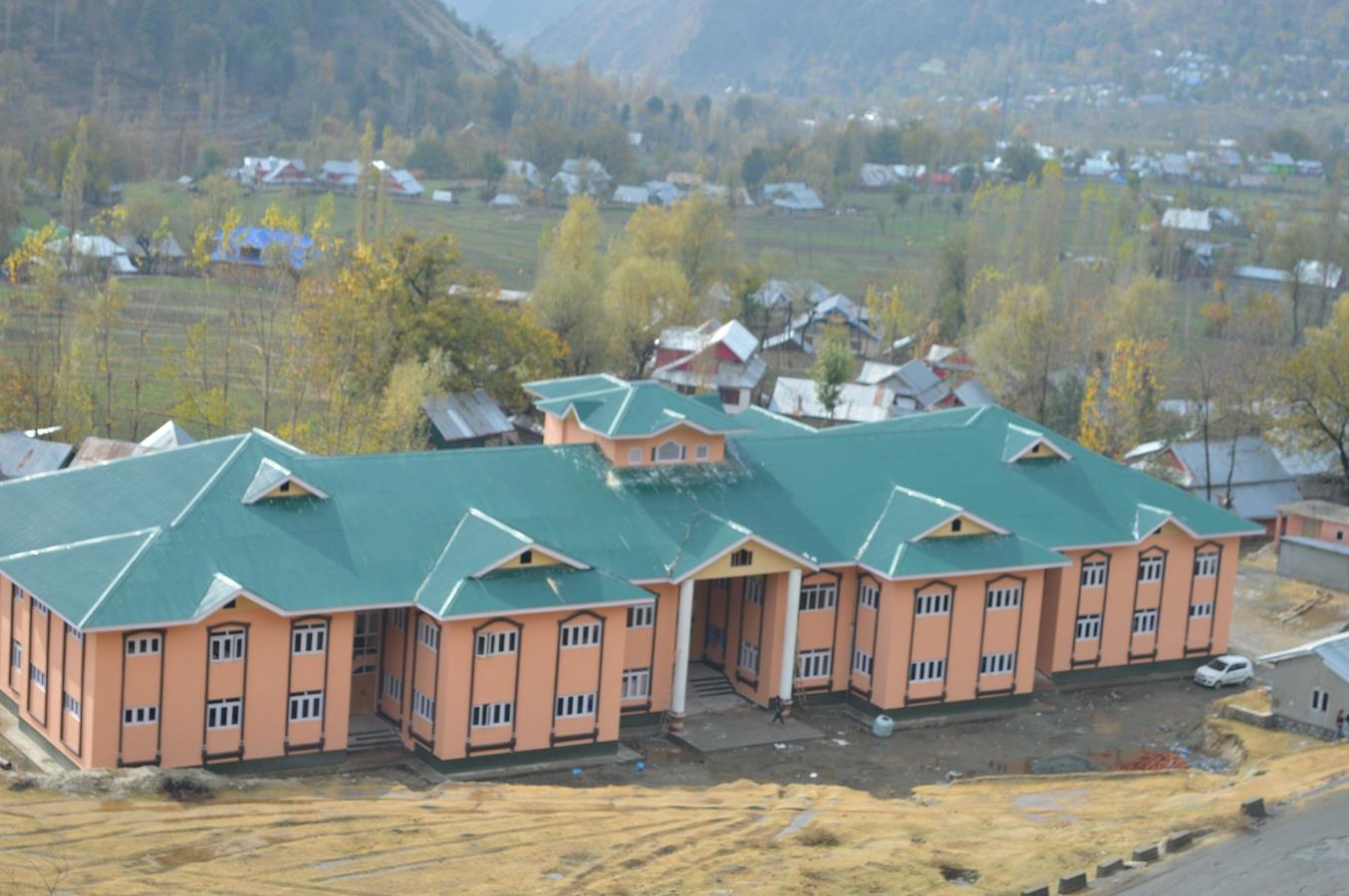 Headless Degree College Tangdar operates from temporary sheds