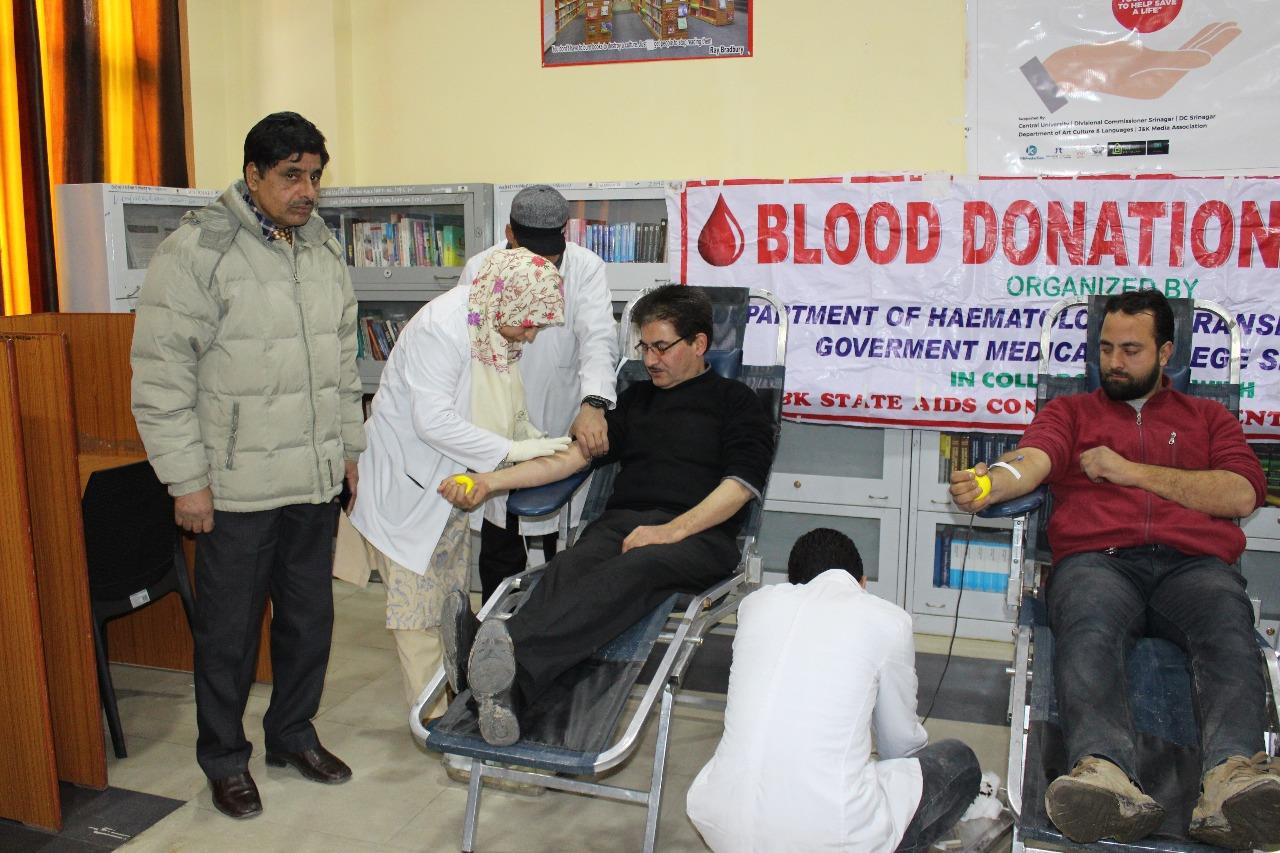 CUK’s DSW, Kash foundation holds blood donation camp