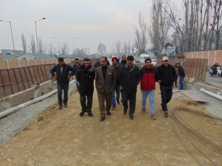 CEO ERA reviews work progress on Jehangir Chowk-Rambagh Flyover