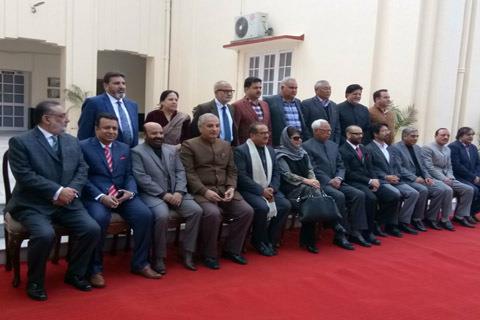 Tassaduq Mufti, Javid Mir take oath as ministers