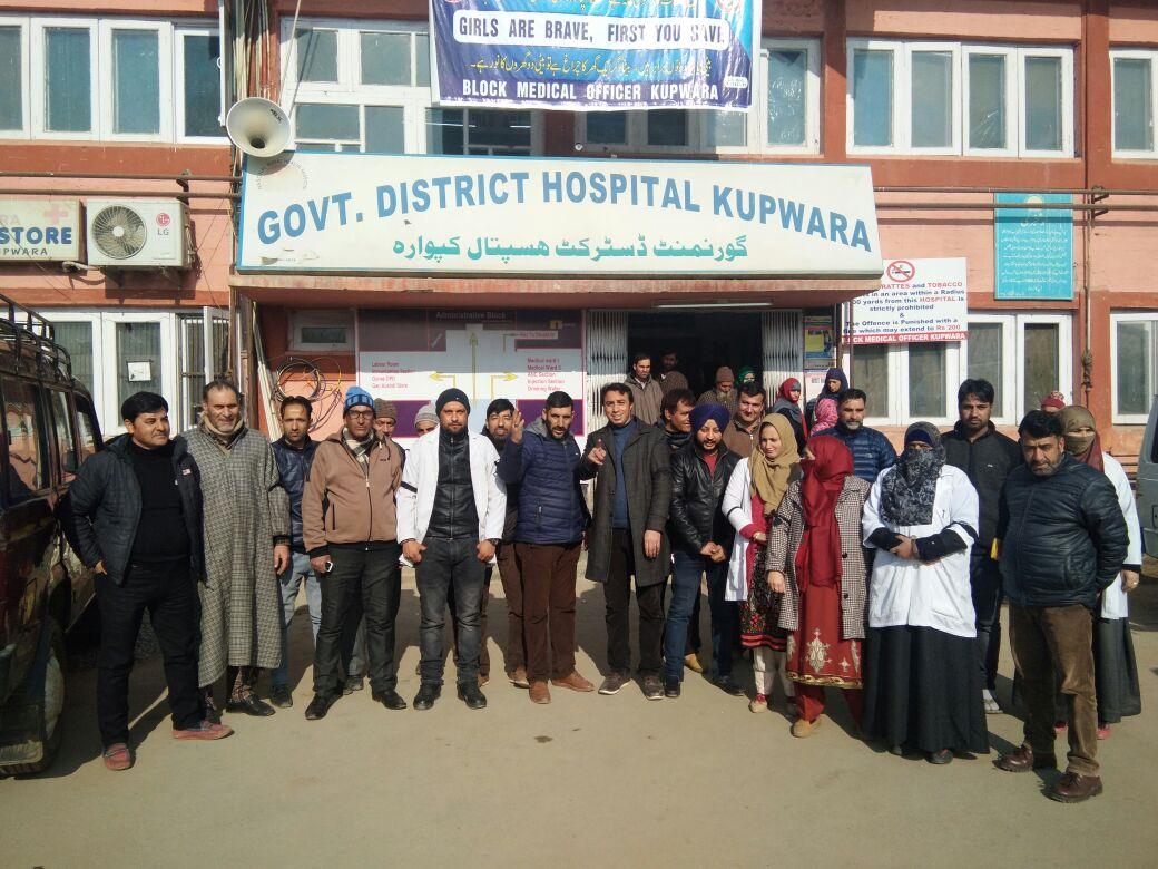 Health employees hold black band protest: DAK