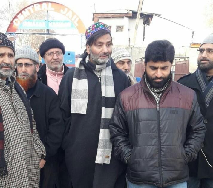 Yasin Malik released from central jail Srinagar