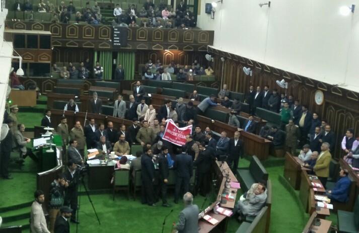 Bedlam in Assembly over civilian killngs, Oppn walks out