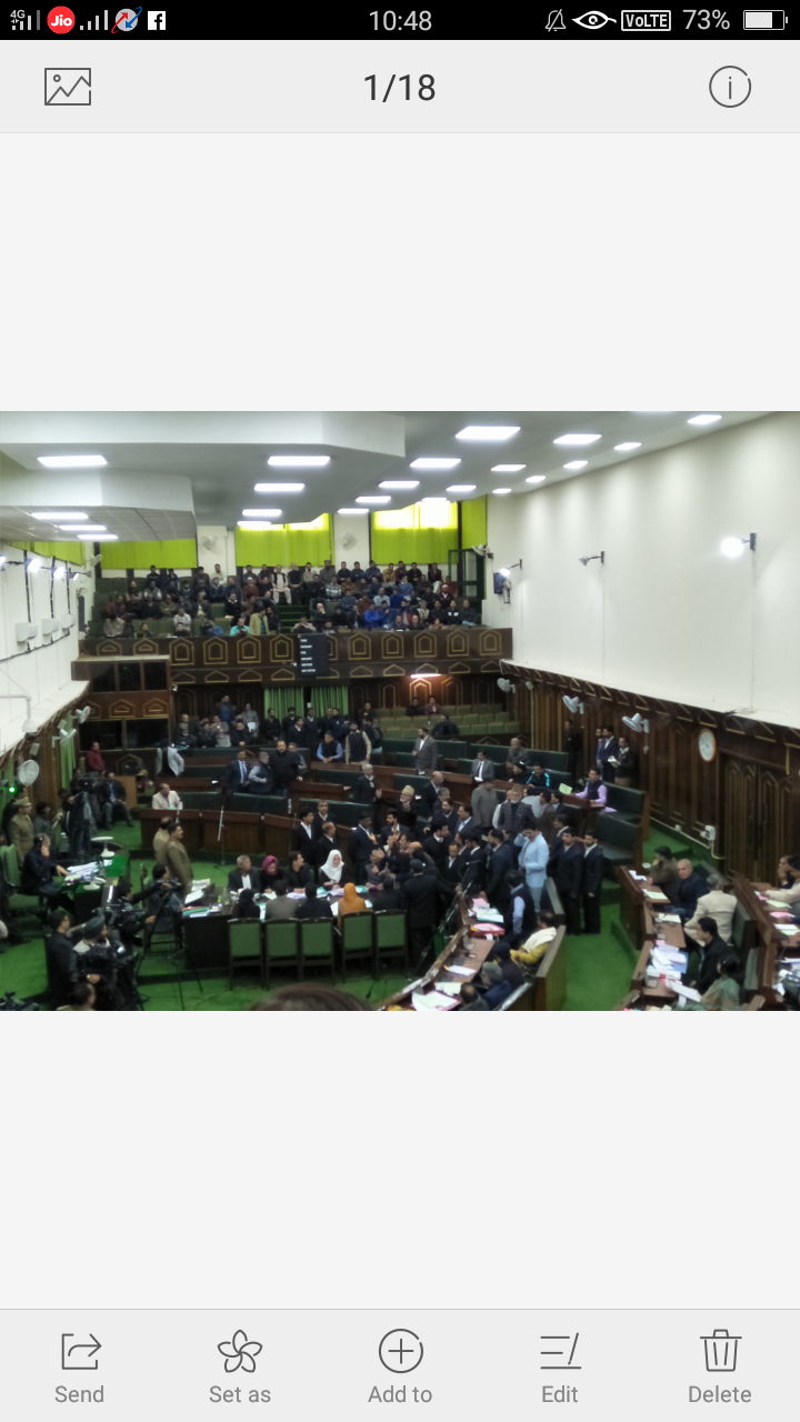 Opposition stages walk out over defunct administrative units