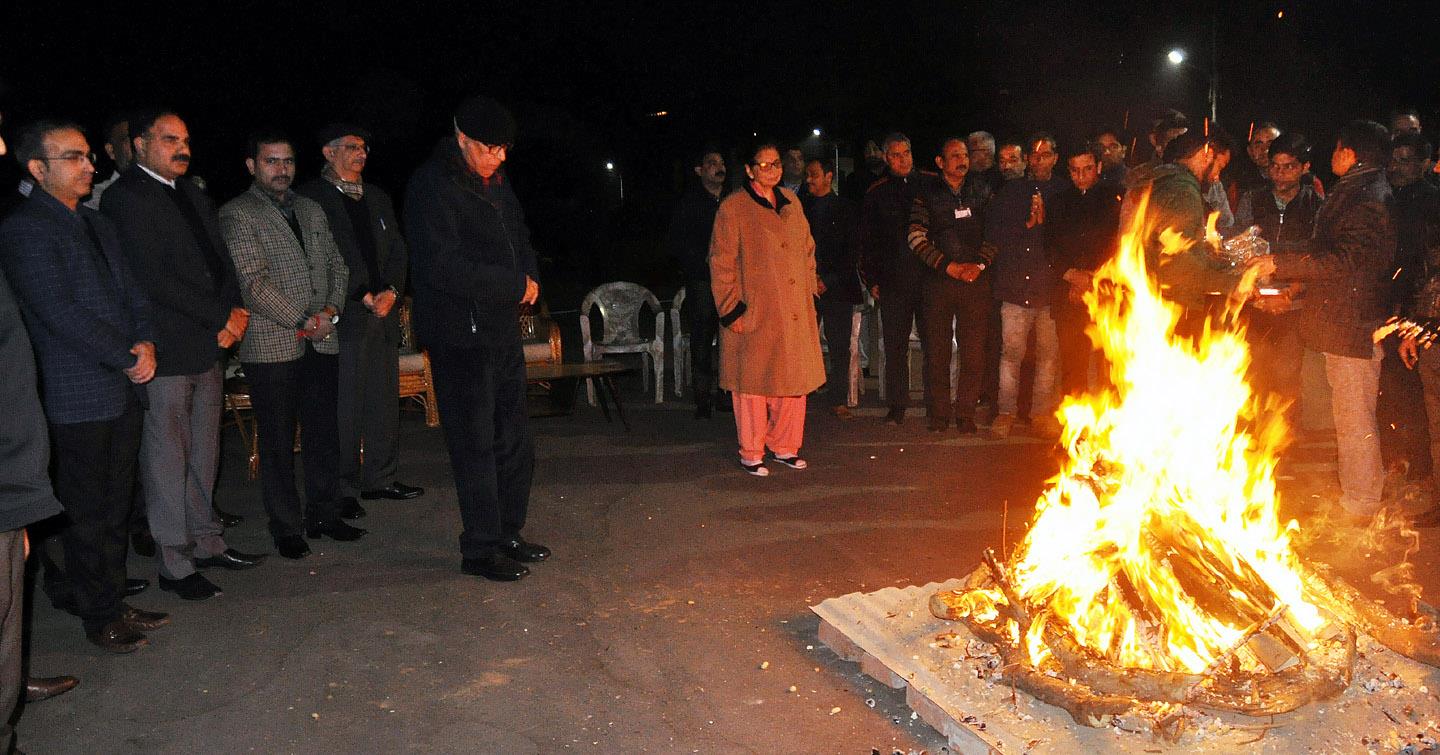 Lohri function held at Raj Bhavan