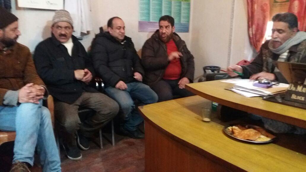 EJAC delegation met HDF employees at SDH Pattan