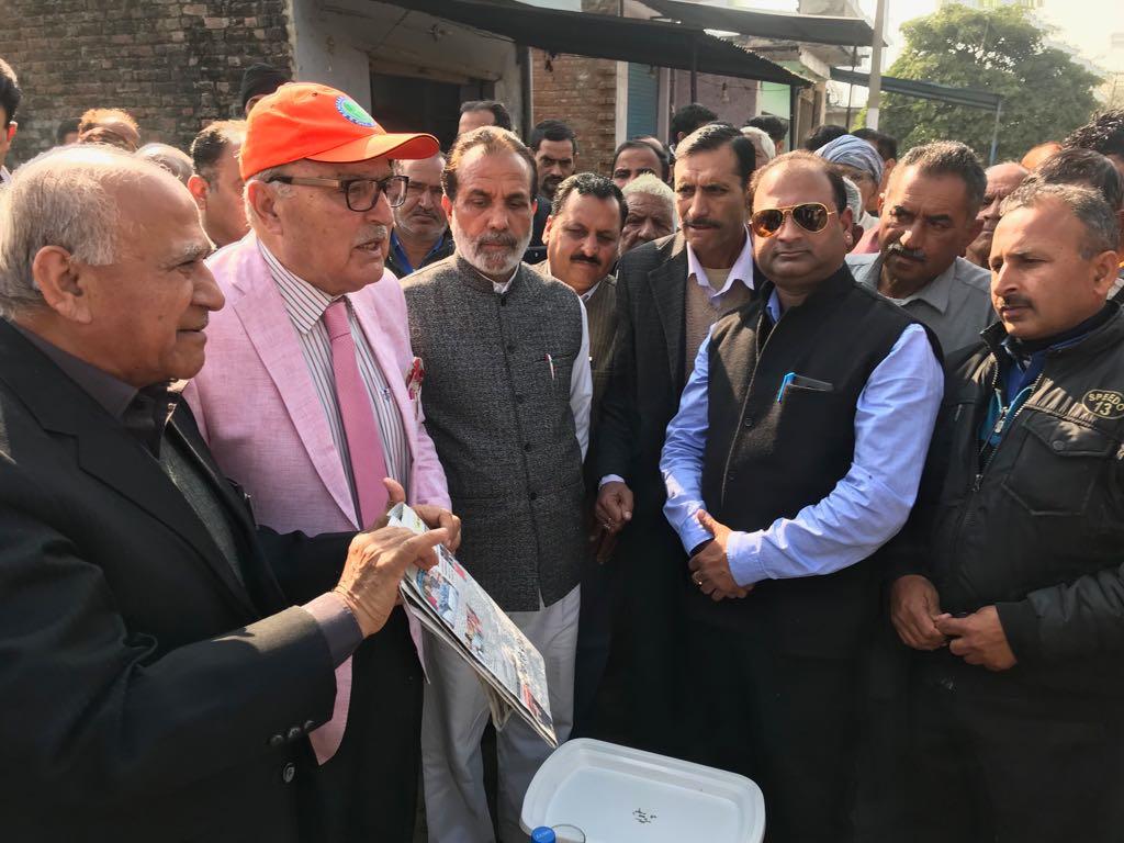 NC leaders visit shelling hit villages in Samba, R. S Pura