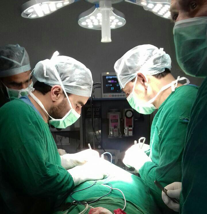 Laparoscopic colectomy performed first time in peripheral hospital