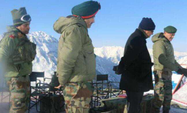 Defence Secretary visits Kashmir