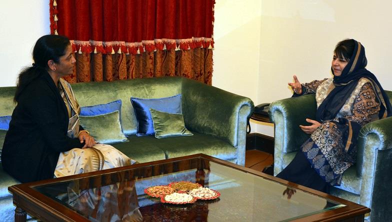 Defence Minister calls on Mehbooba