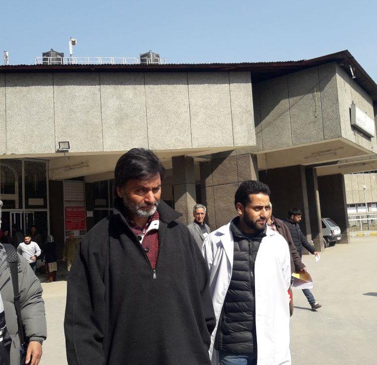 Yasin Malik discharged from SKIMS