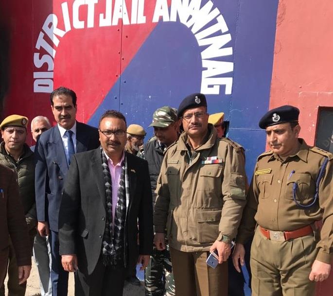DGP Prisons visits, District Jail Anantnag, Special Jail Pulwama