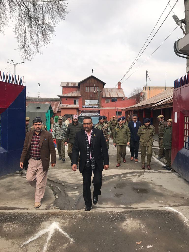 DGP Prisons visits Central Jail Srinagar