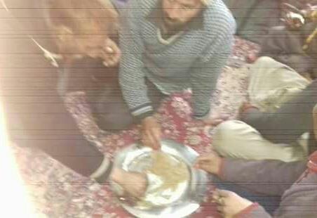 Semolina served instead of rice to shelling hit people in Uri Camp