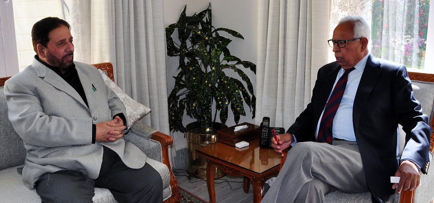MLA Khansahib calls on Governor